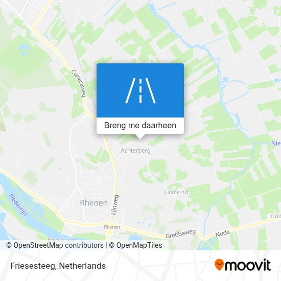 Friesesteeg kaart