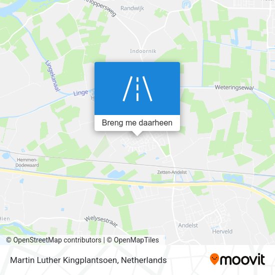 Martin Luther Kingplantsoen kaart