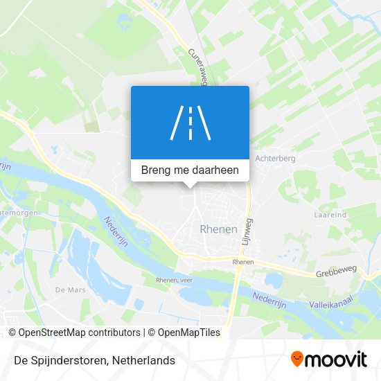 De Spijnderstoren kaart