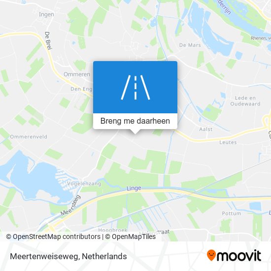 Meertenweiseweg kaart