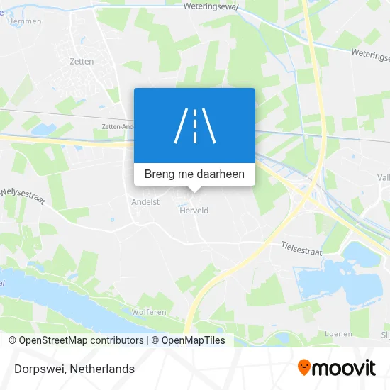 Dorpswei kaart