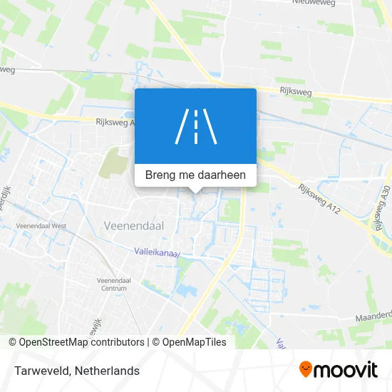 Tarweveld kaart