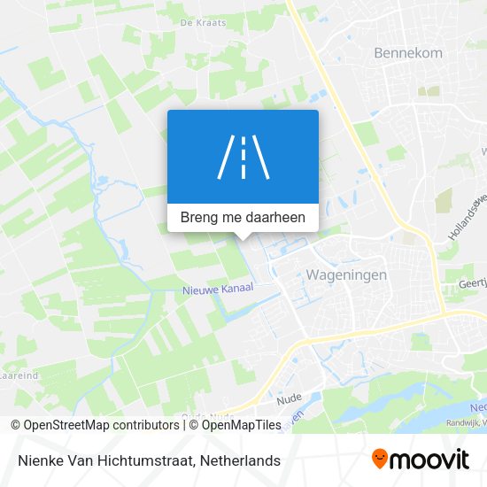 Nienke Van Hichtumstraat kaart