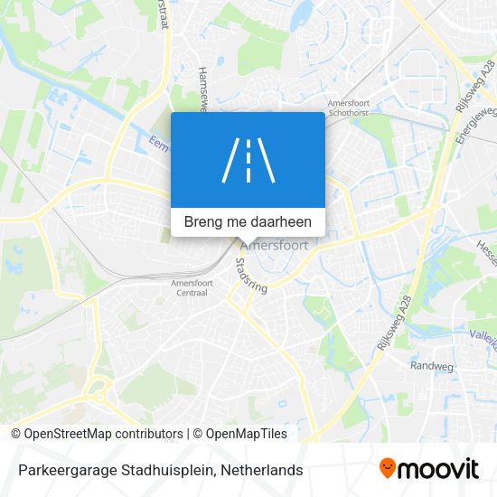 Parkeergarage Stadhuisplein kaart