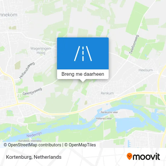 Kortenburg kaart