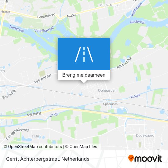 Gerrit Achterbergstraat kaart