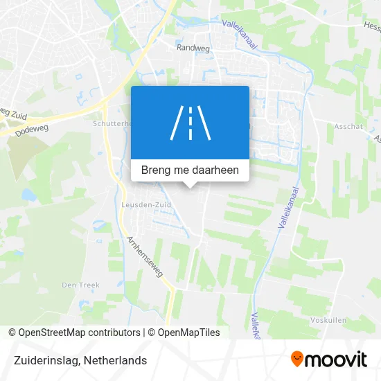Zuiderinslag kaart