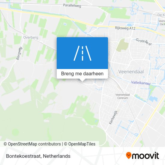 Bontekoestraat kaart