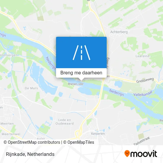 Rijnkade kaart