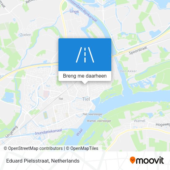 Eduard Pielsstraat kaart