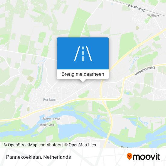 Pannekoeklaan kaart