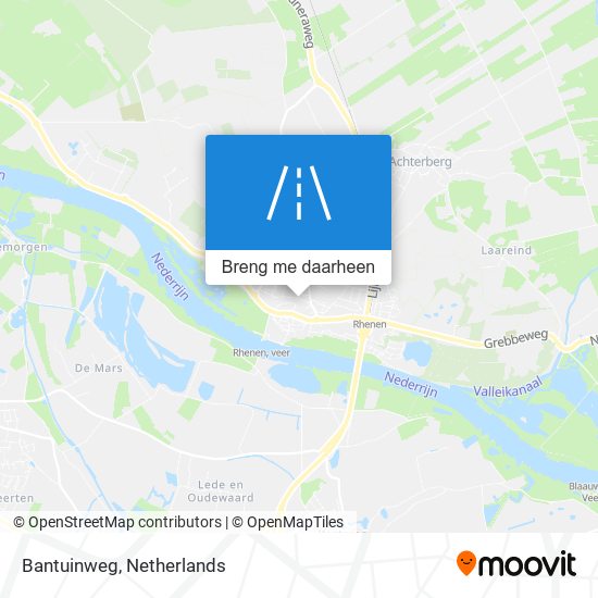 Bantuinweg kaart