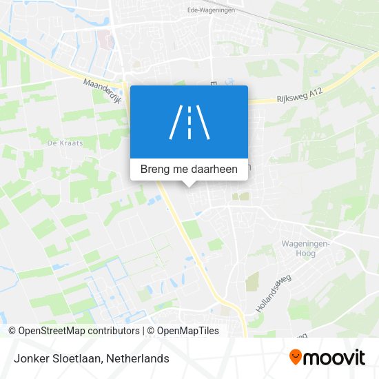 Jonker Sloetlaan kaart