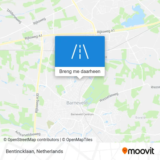 Bentincklaan kaart