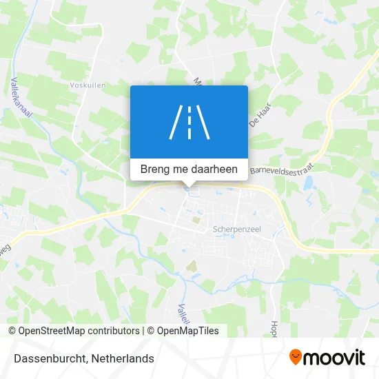 Dassenburcht kaart