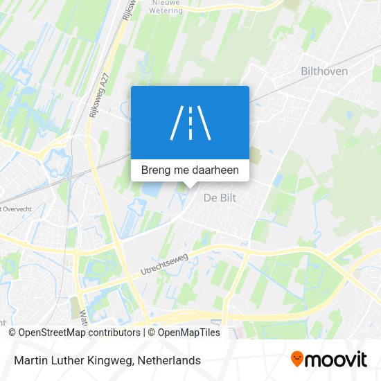 Martin Luther Kingweg kaart