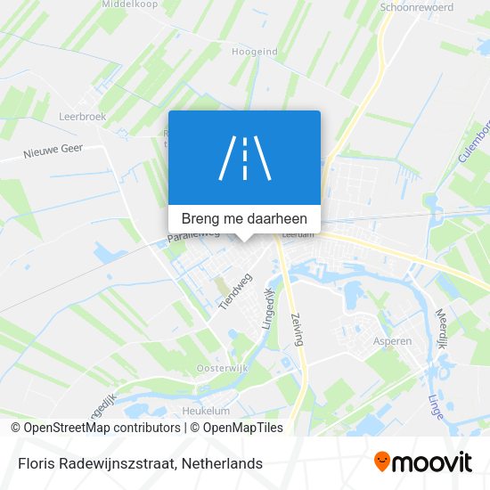 Floris Radewijnszstraat kaart