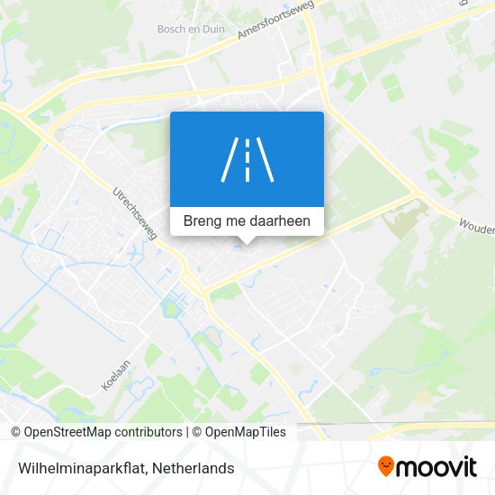 Wilhelminaparkflat kaart