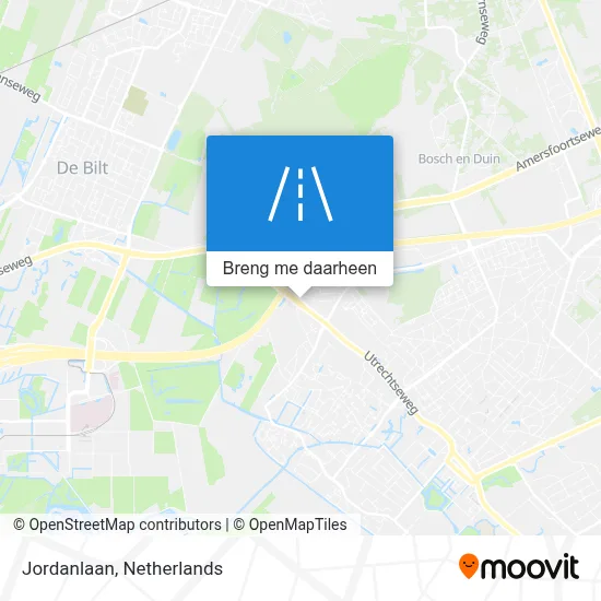 Jordanlaan kaart