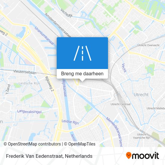 Frederik Van Eedenstraat kaart