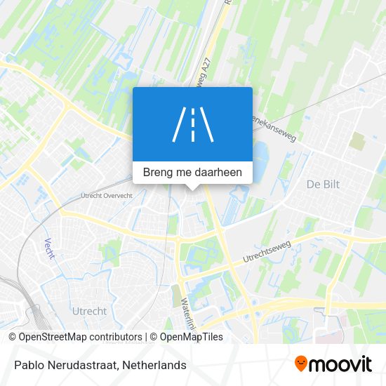 Pablo Nerudastraat kaart