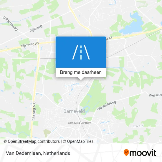 Van Dedemlaan kaart