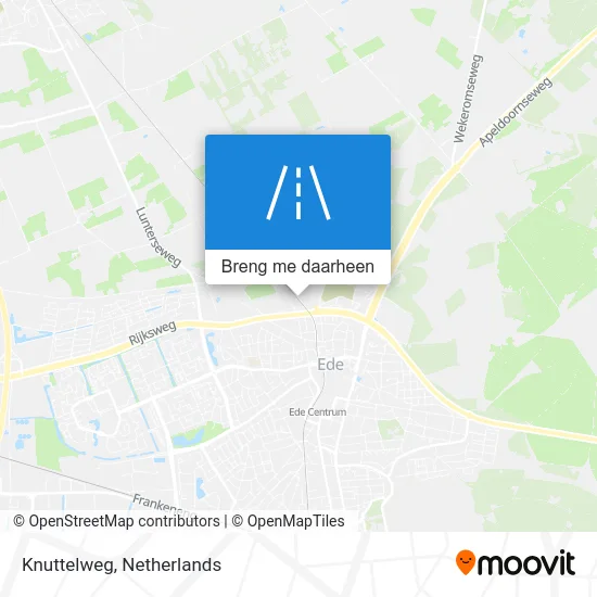 Knuttelweg kaart