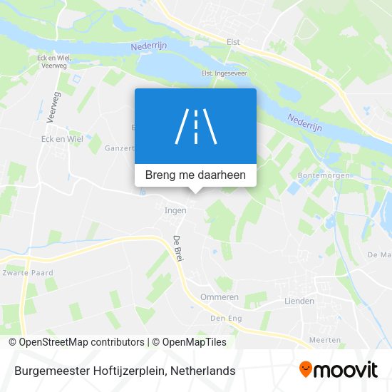 Burgemeester Hoftijzerplein kaart