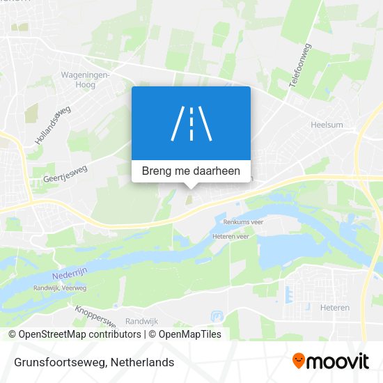 Grunsfoortseweg kaart