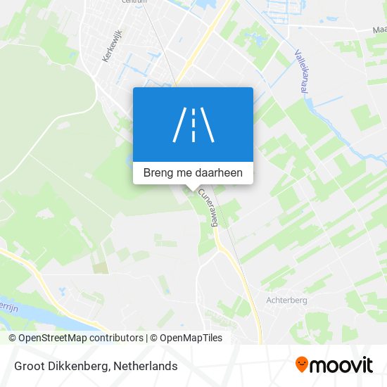 Groot Dikkenberg kaart