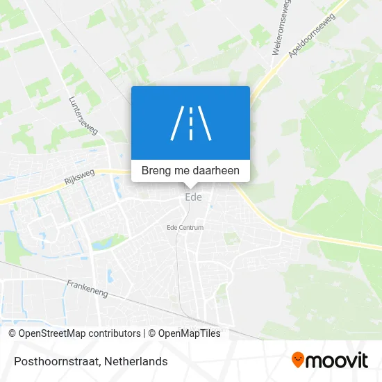 Posthoornstraat kaart