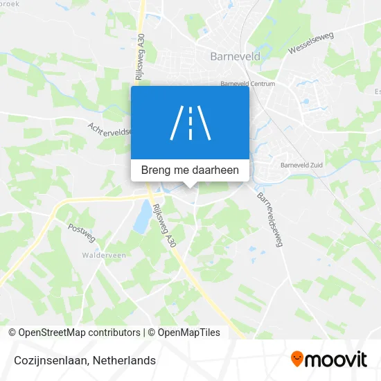 Cozijnsenlaan kaart