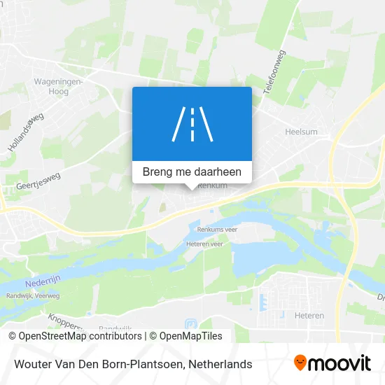 Wouter Van Den Born-Plantsoen kaart