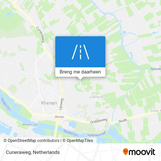 Cuneraweg kaart