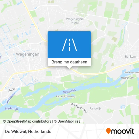 De Wildwal kaart