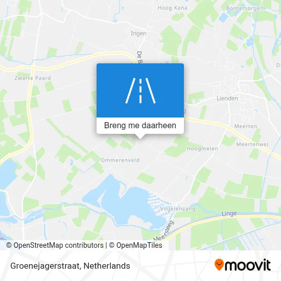 Groenejagerstraat kaart