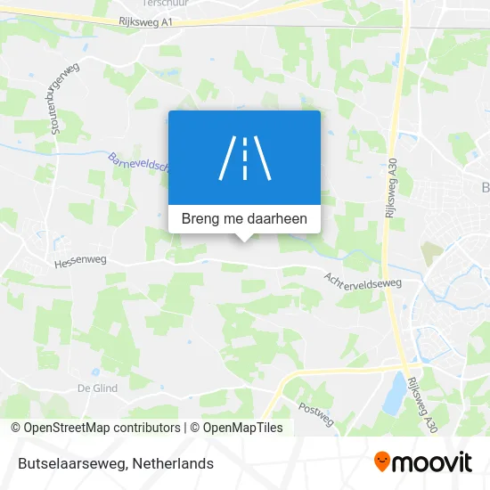 Butselaarseweg kaart