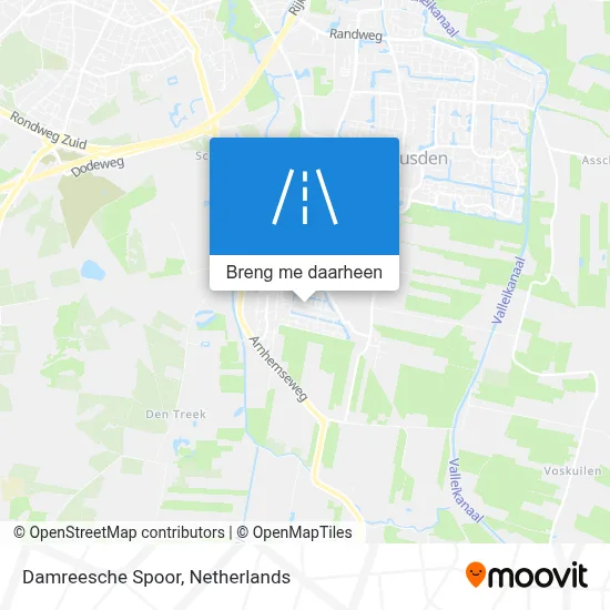 Damreesche Spoor kaart