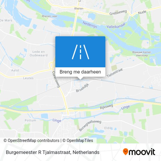 Burgemeester R Tjalmastraat kaart