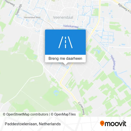 Paddestoelenlaan kaart