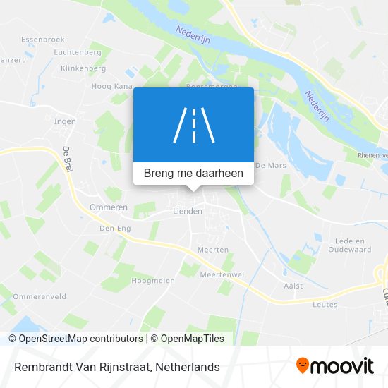 Rembrandt Van Rijnstraat kaart