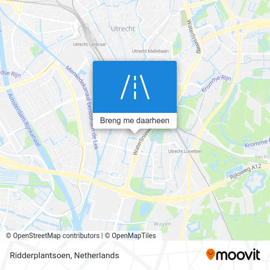 Ridderplantsoen kaart