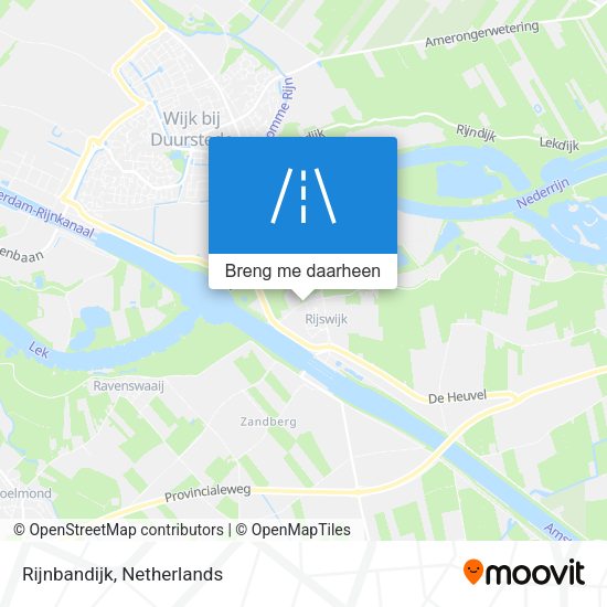 Rijnbandijk kaart