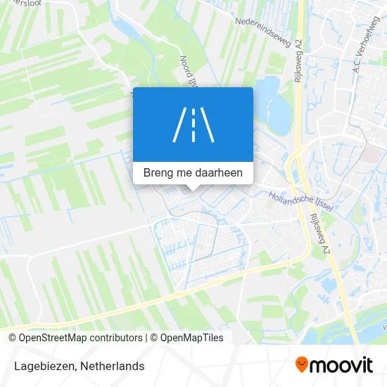 Lagebiezen kaart