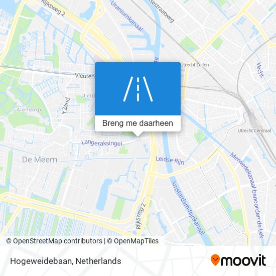 Hogeweidebaan kaart