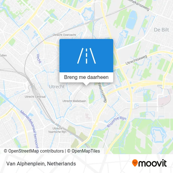 Van Alphenplein kaart