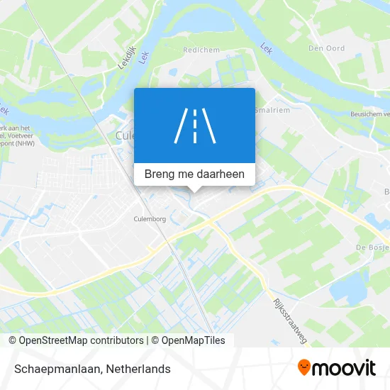 Schaepmanlaan kaart