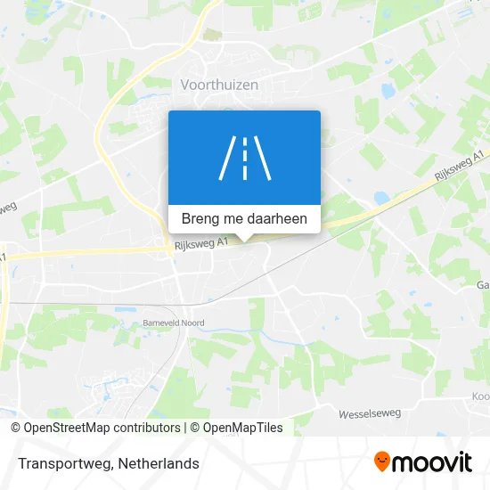 Transportweg kaart