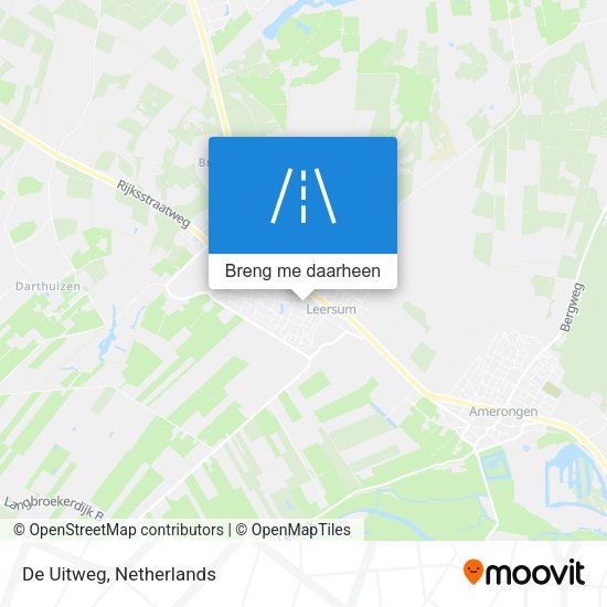 De Uitweg kaart