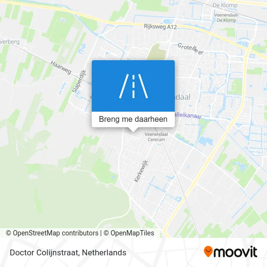 Doctor Colijnstraat kaart